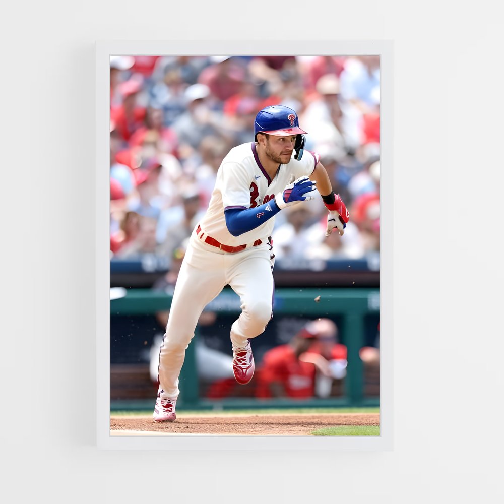 Poster Le Sprint de Brandon – affiche Baseball (vue 3)